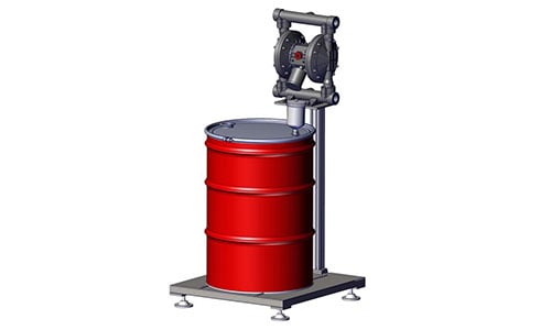 Hệ thống bơm thùng tự động 20 lít / 200 lít (thành phần B)